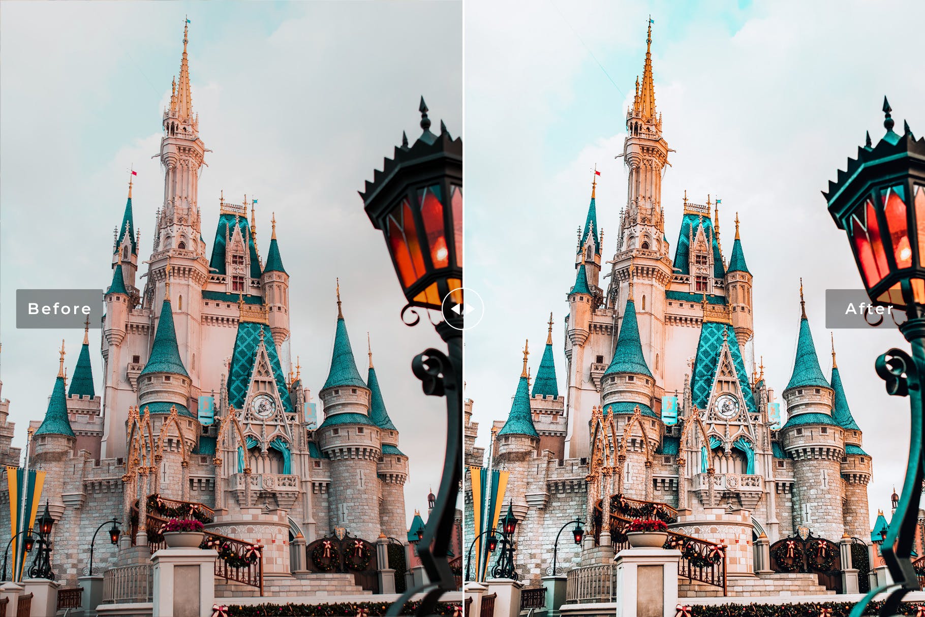 迪士尼乐园游玩摄影必备LR调色滤镜合集 Disneyland Mobile & Desktop Lightroom Presets插图(1)