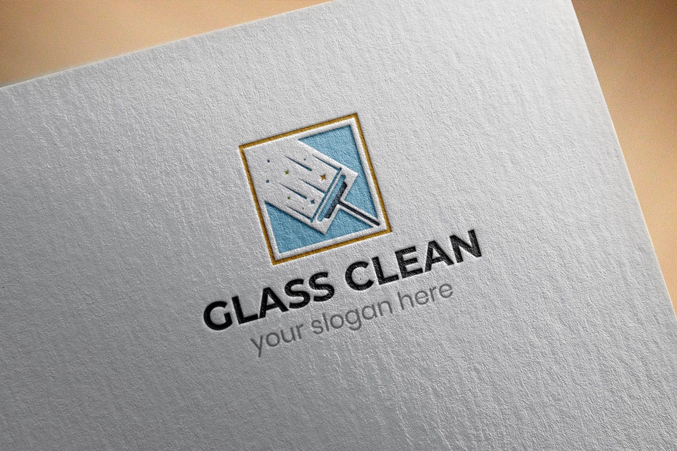 玻璃清洁服务Logo设计第一素材精选模板 Glass Clean Business Logo Template插图(2)