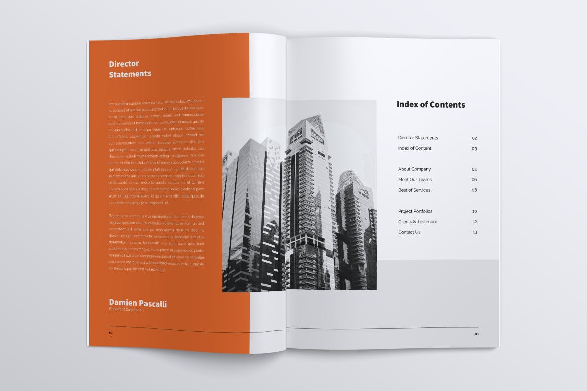创意代理公司简介宣传画册&服务手册设计模板 RADEON Creative Agency Company Profile Brochures插图(1)