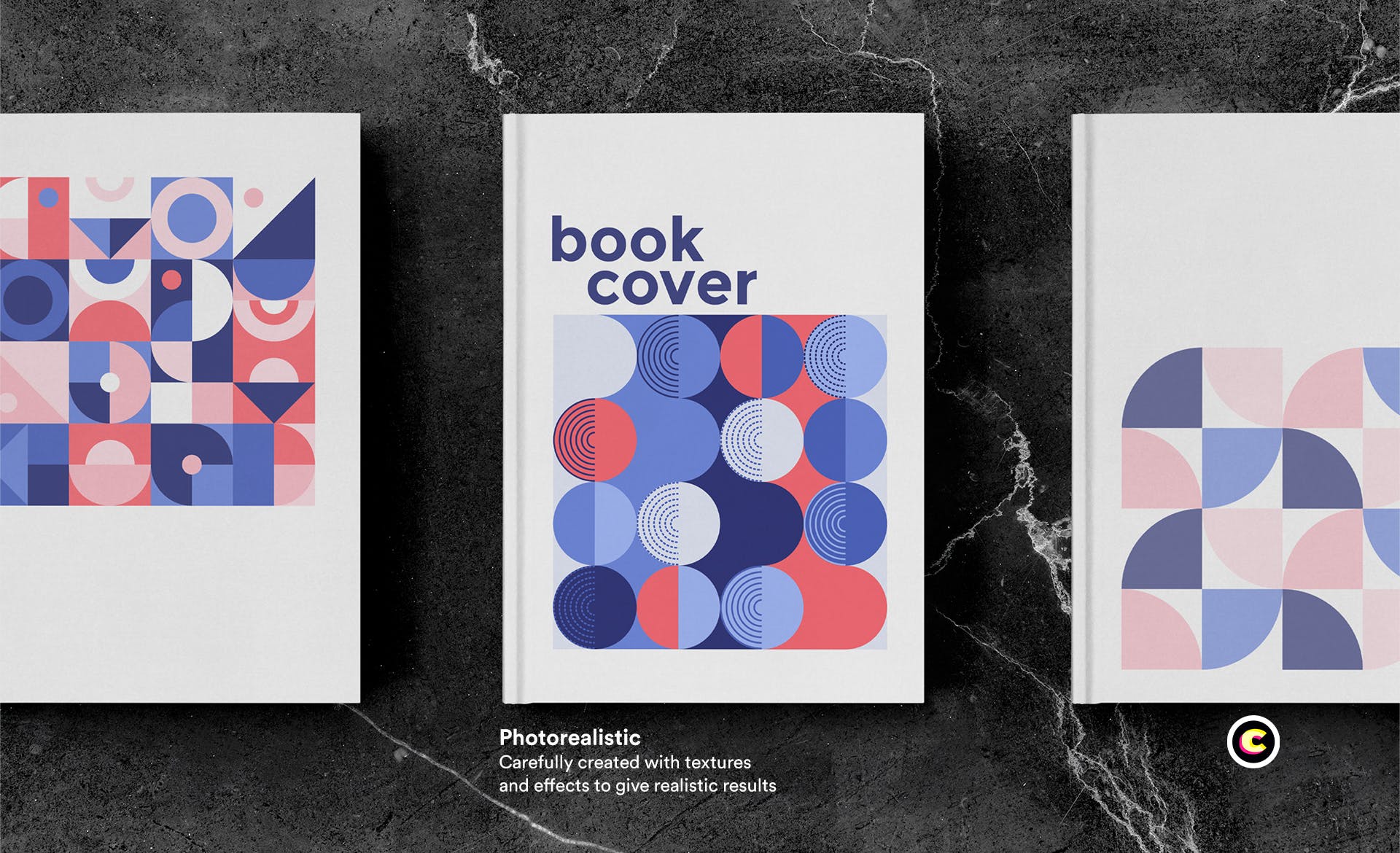 高端图书封面艺术设计图样机第一素材精选模板 Book Cover Mockup set插图(3)