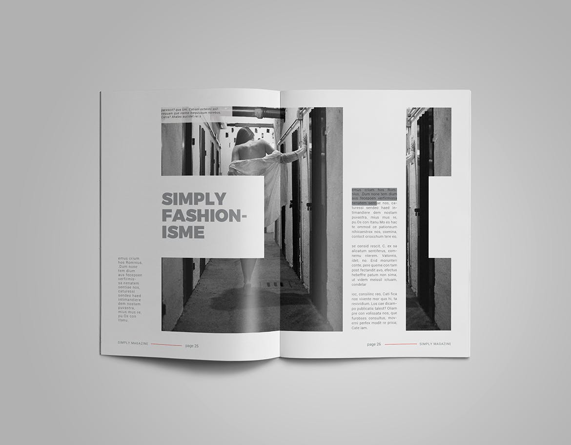 人物采访人物专题第一素材精选杂志排版设计InDesign模板 InDesign Magazine Template插图(12)