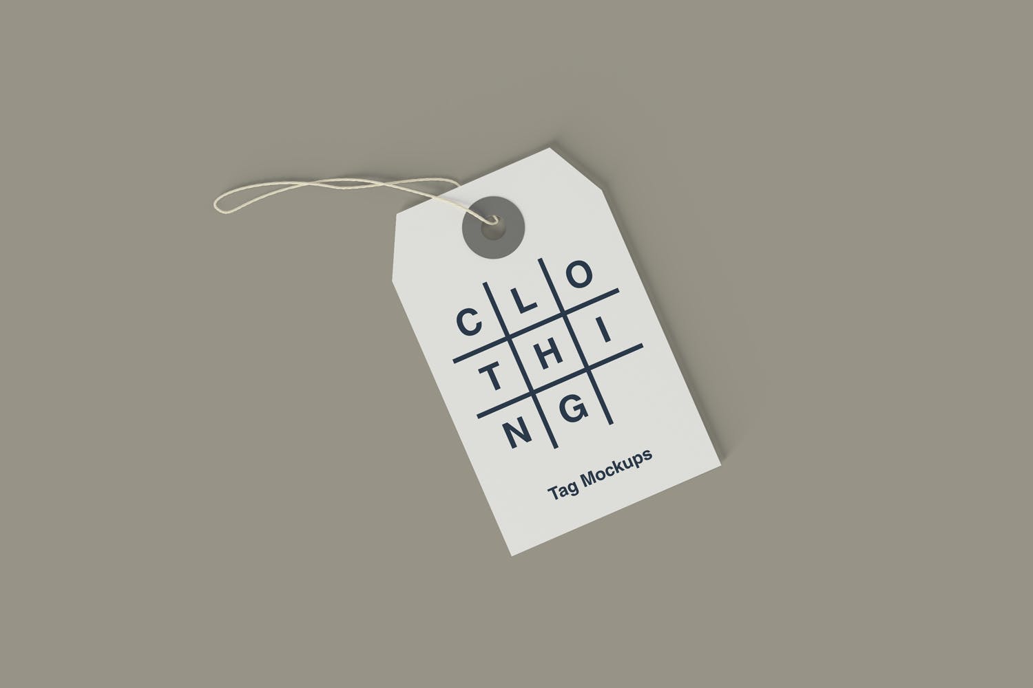 服装纸质吊牌标签设计图样机第一素材精选 Clothing Tag Mockups插图(3)