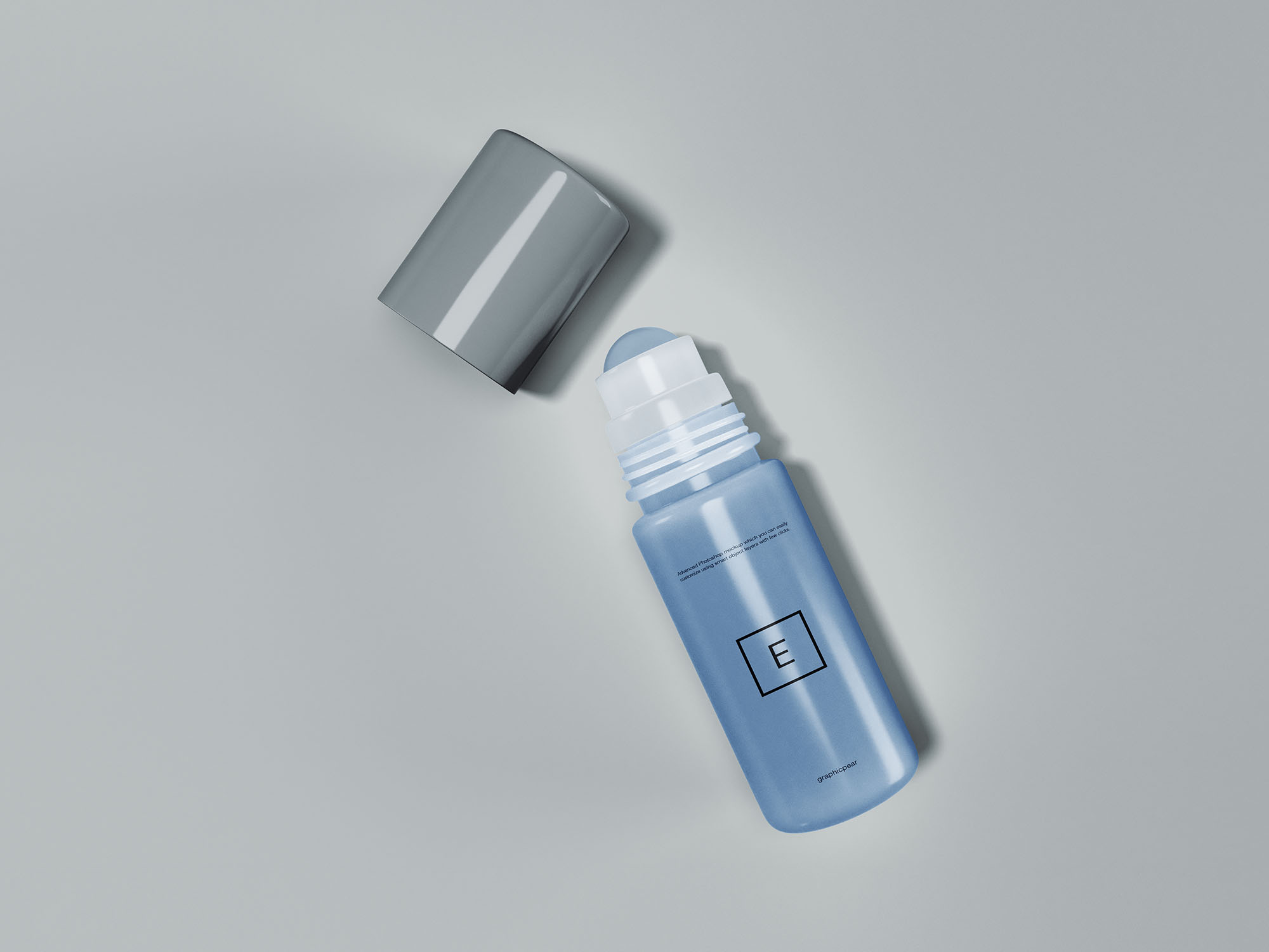 滚珠香水瓶外观设计效果图第一素材精选 Rollerball Perfume Mockup插图