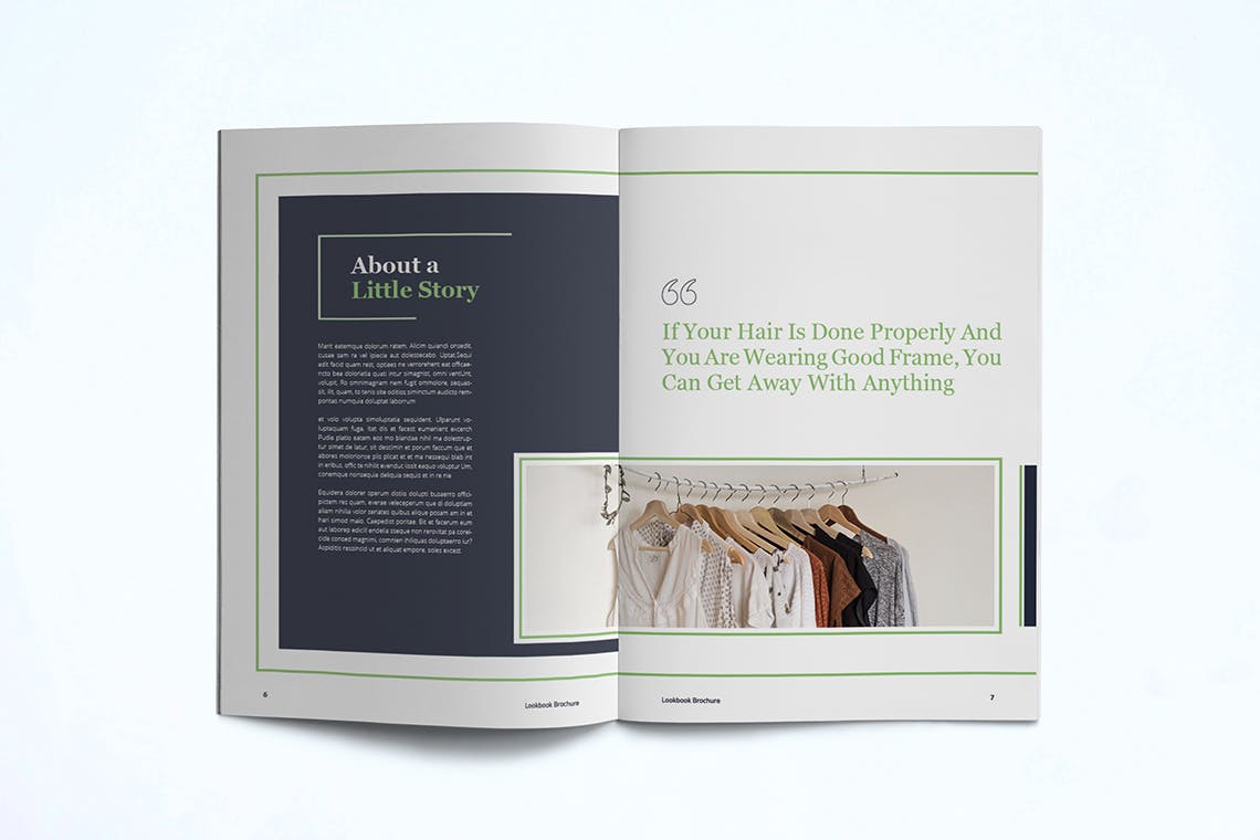 时装订货画册/新品上市产品大洋岛精选目录设计模板v1 Fashion Lookbook Template插图5