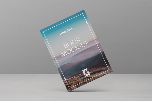 高端精装图书版式设计样机蚂蚁素材精选模板v1 Hardcover Book Mock-Ups Vol.1插图(7)