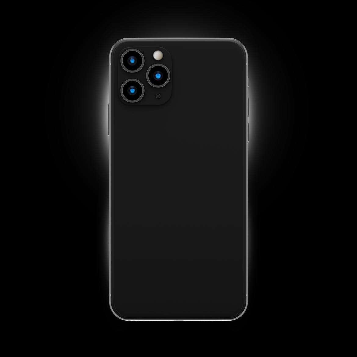 iPhone 11 Pro Max苹果旗舰手机第一素材精选样机模板 Phone 11 PSD Mockups in Black插图(3)
