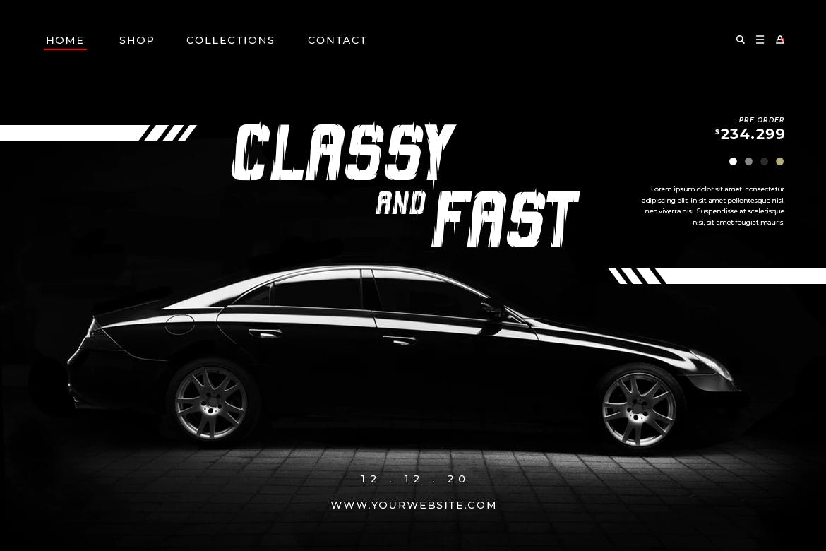 独特动感艺术风格英文无衬线字体第一素材精选 Escalated – Fast Motorsport Racing Font插图(4)