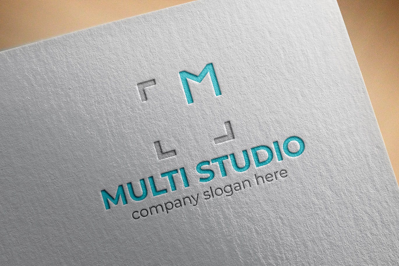 字母M创意图形企业品牌Logo设计第一素材精选模板 Letter Based Business Logo Template插图(2)