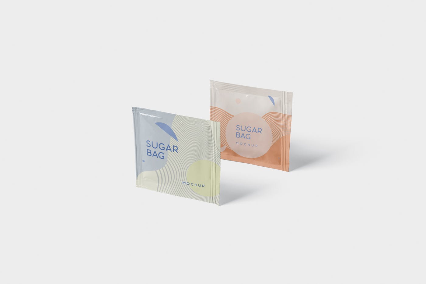 盐袋糖袋包装设计效果图大洋岛精选 Salt OR Sugar Bag Mockup – Square Shaped插图3