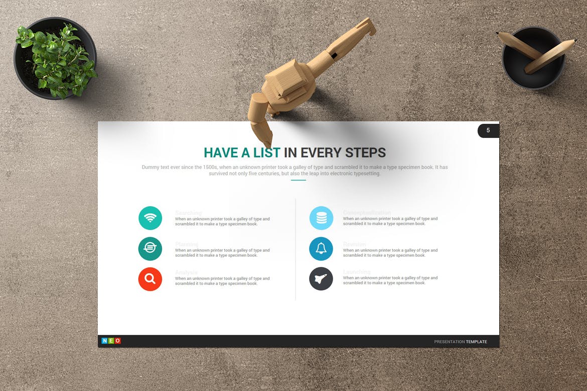 商务/融资/电商/产品推介等多用途蚂蚁素材精选谷歌演示模板 Neo Google Slides插图(3)
