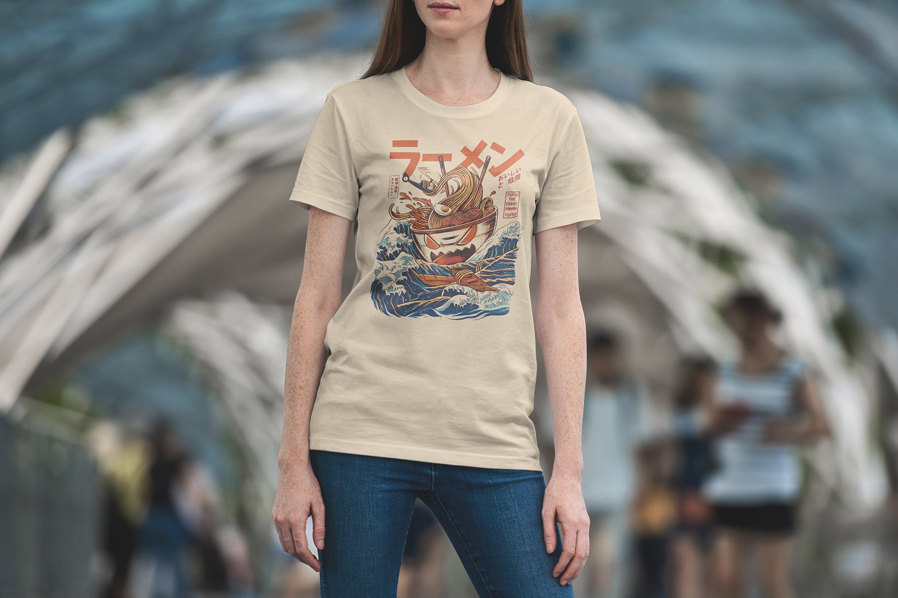 城市系列-印花T恤产品展示样机蚂蚁素材精选模板v8 T-Shirt Mockup Urban Edition Vol. 8插图(1)