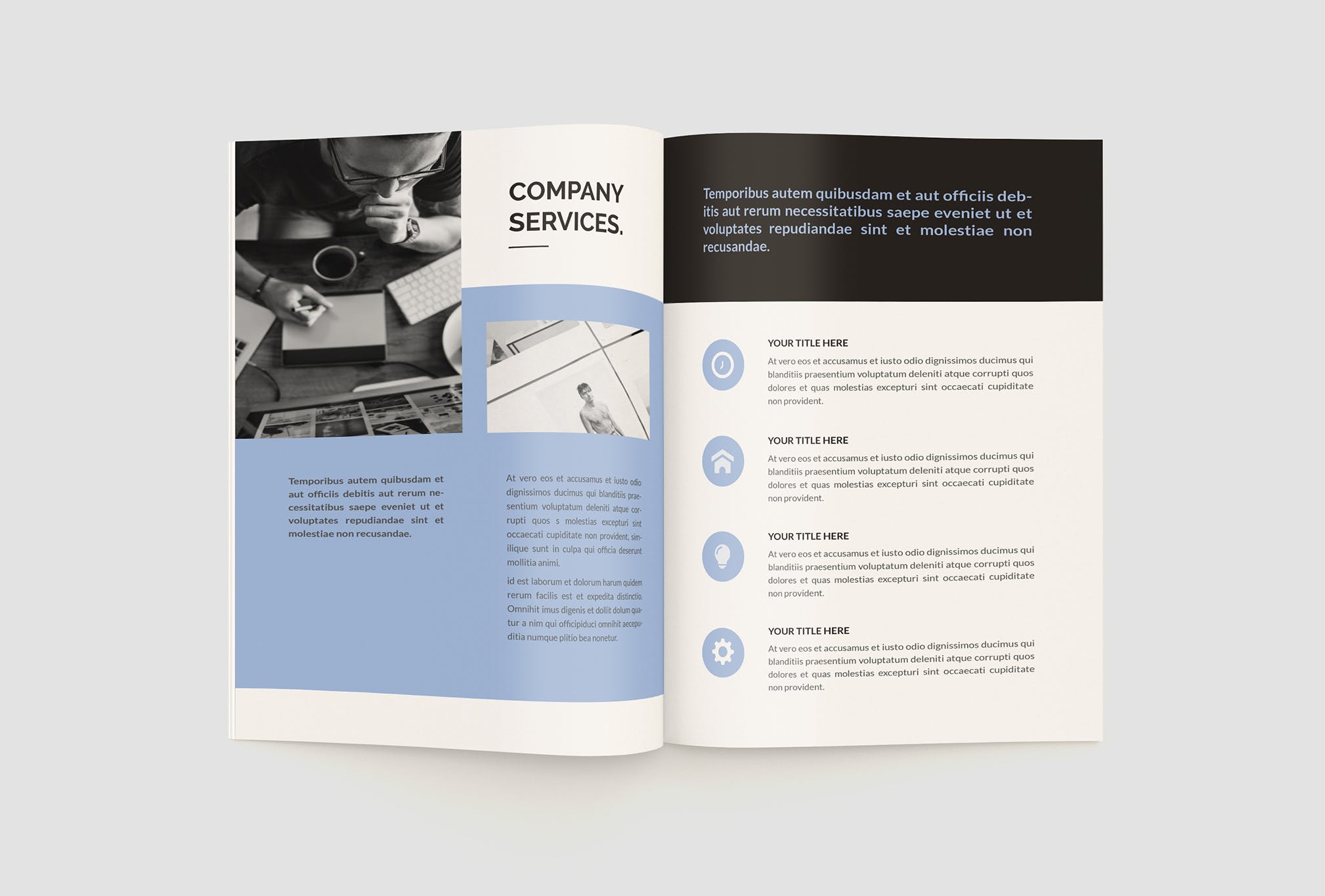创意设计公司画册设计模板 Design Company Profile插图(6)