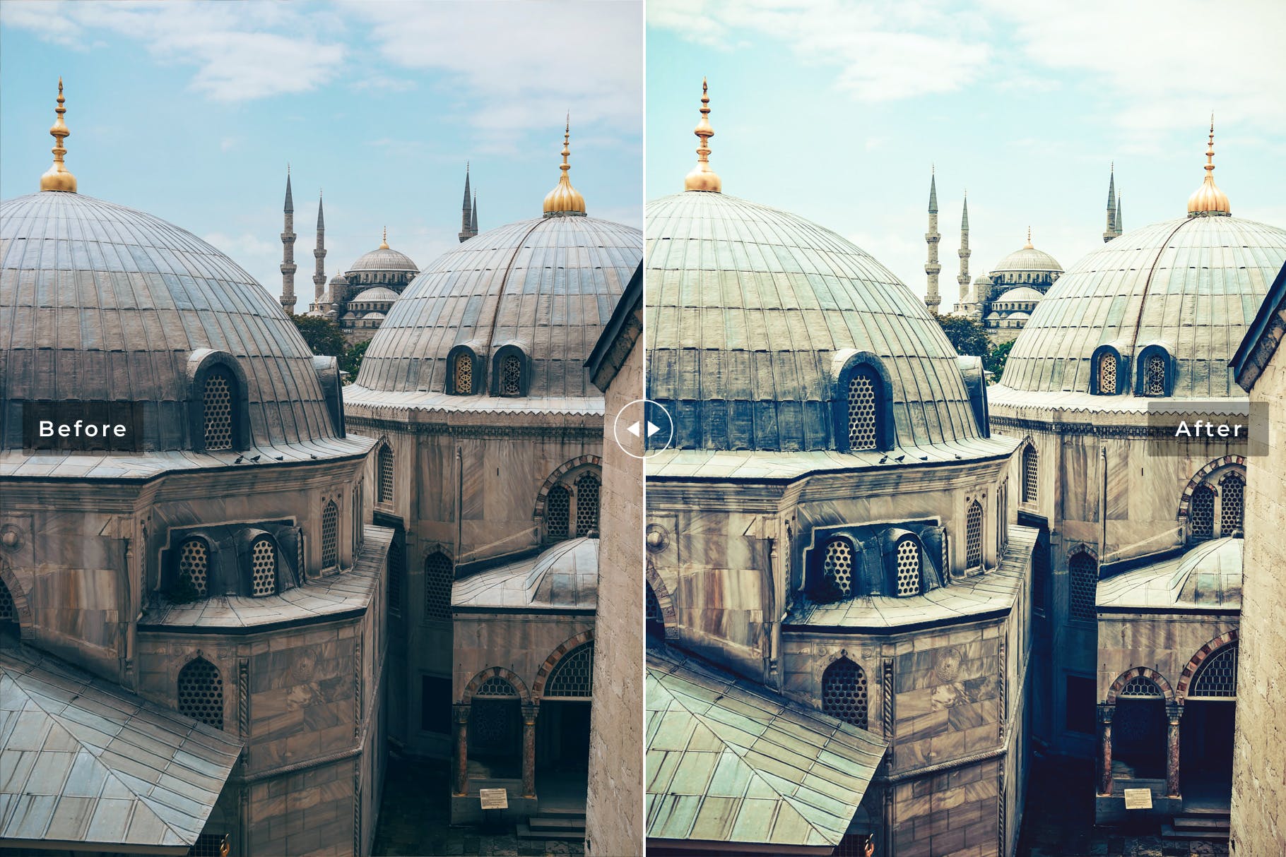 伊斯坦布尔旅行照片&风景照Lightroom调色预设 Istanbul Mobile & Desktop Lightroom Presets插图(2)