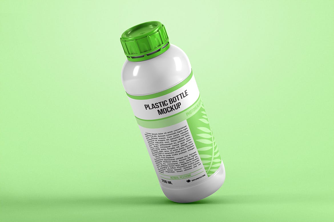 200ML塑料瓶外观设计图第一素材精选 Plastic Bottle Mockup插图(2)