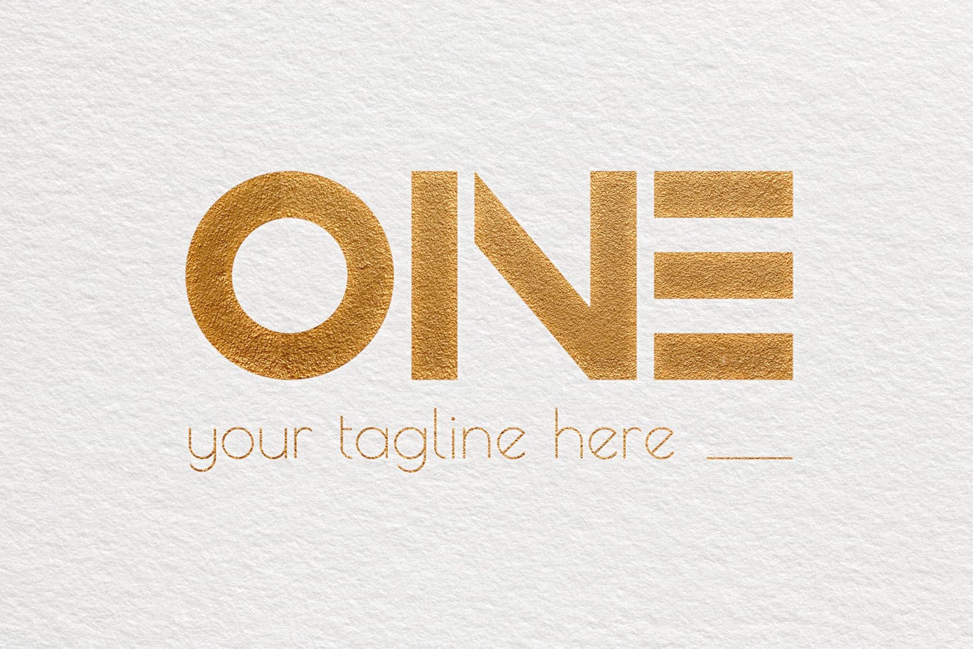 创意ONE文字Logo设计蚂蚁素材精选模板 One Modern Logo Template插图(3)