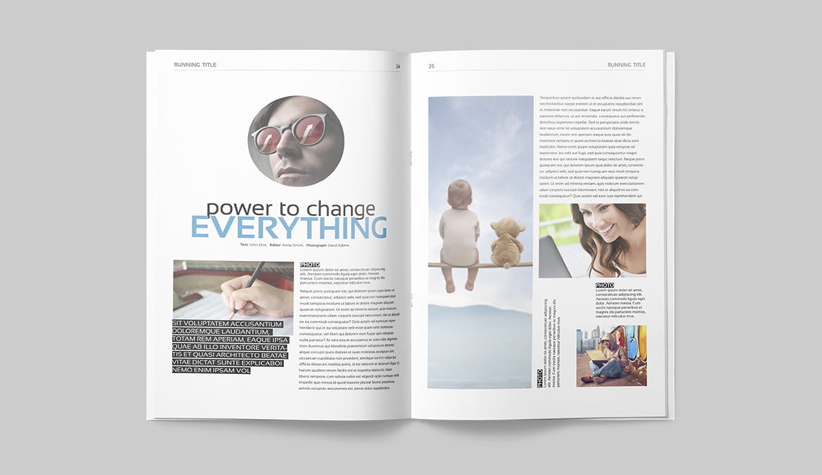 多行业适用专业第一素材精选杂志排版设计模板 Magazine Template插图(12)
