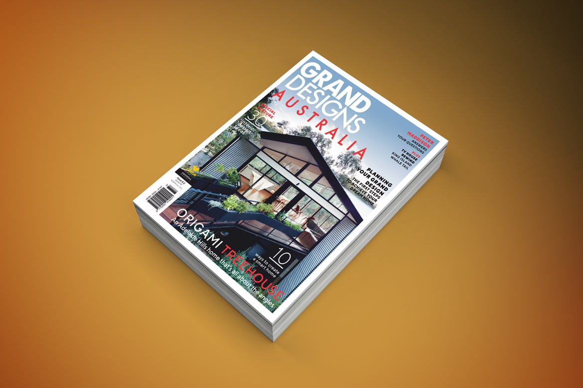 高端杂志版式设计效果图样机蚂蚁素材精选模板 Magazine Mouckup插图(4)