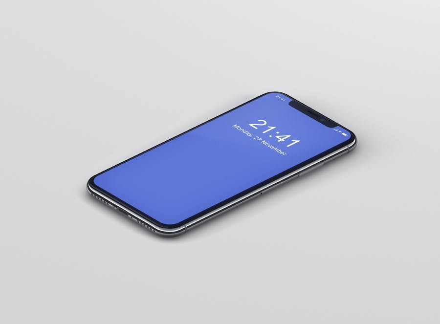 逼真材质iPhone X高端手机屏幕预览第一素材精选样机PSD模板 iPhone X Mockup插图(5)