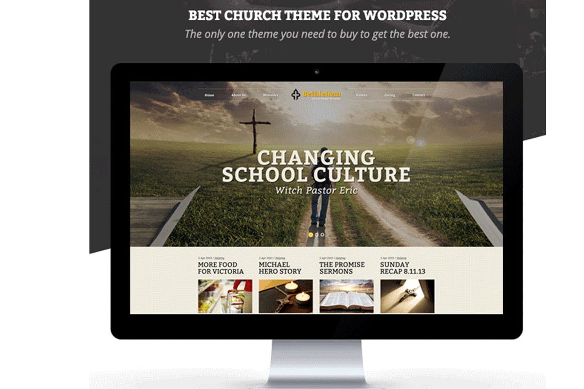 非营利组织Bootstrap架构HTML5网站模板第一素材精选 Bethlehem – Church Bootstrap 3 HTML5 Template插图