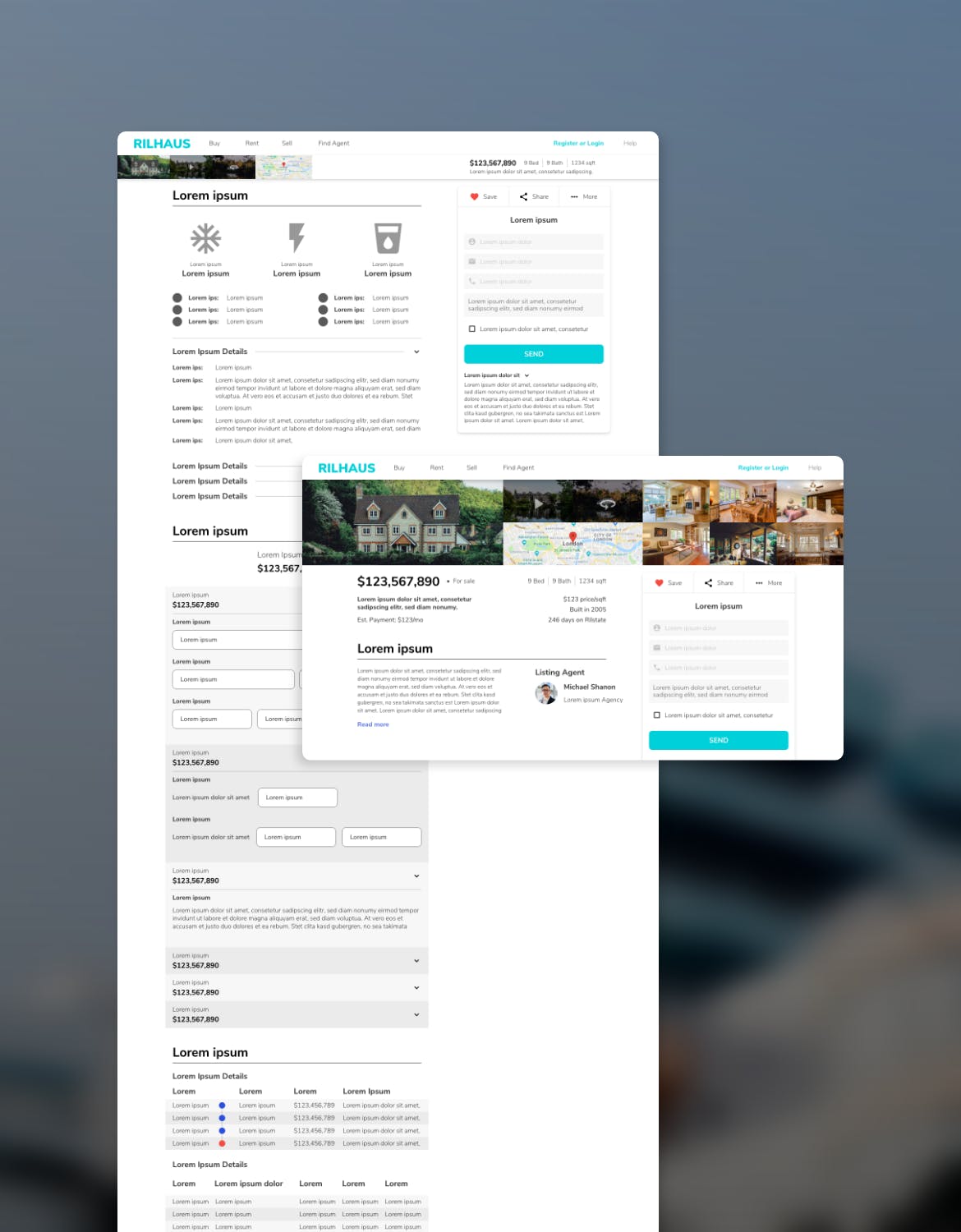 房地产中介网站设计HTML模板第一素材精选 RILHAUS – Real Estate Homepage Template插图(4)