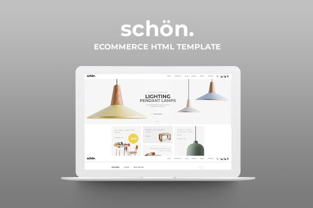 外贸网站电商网站HTML5模板第一素材精选下载 schön. | eCommerce HTML Template插图(1)