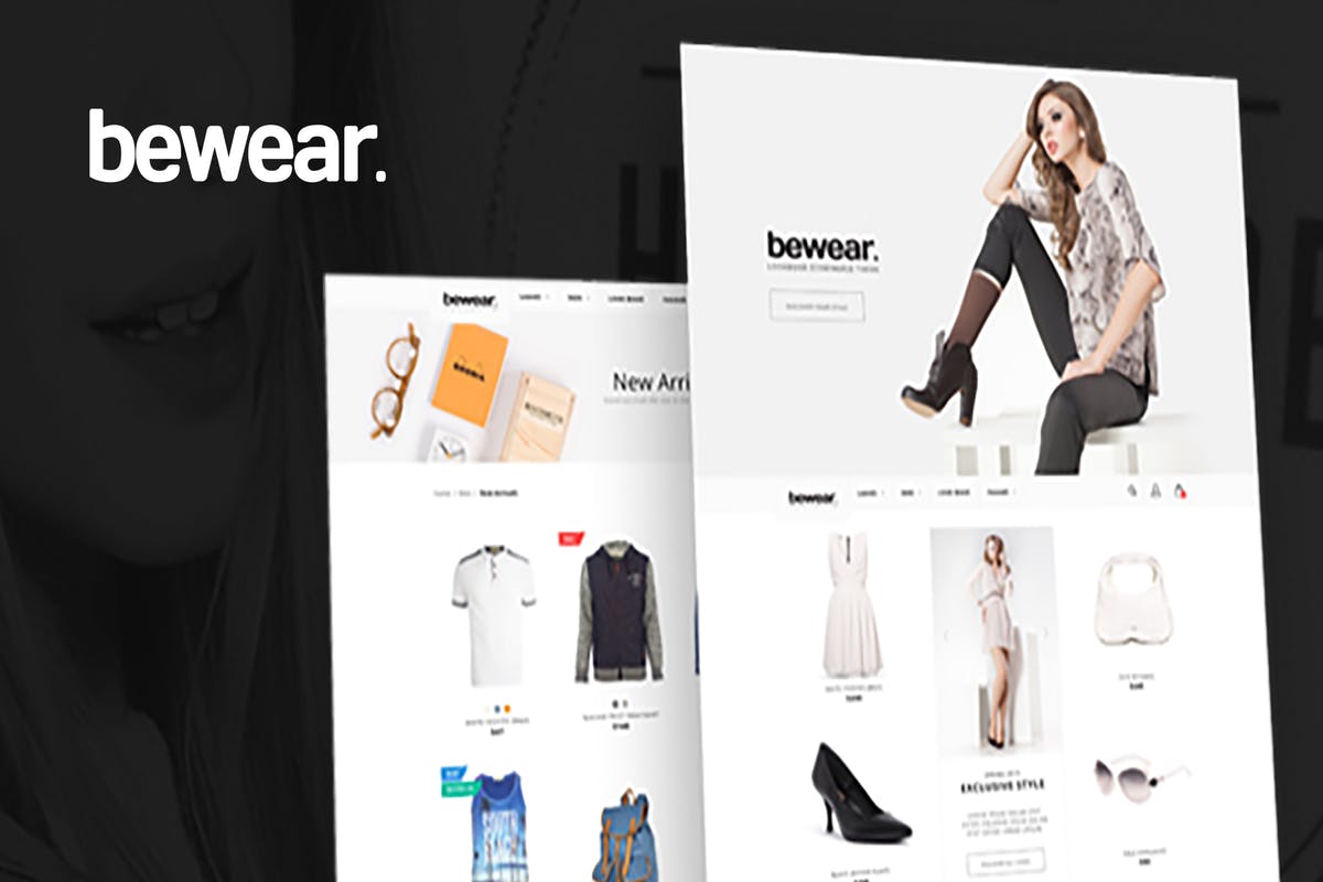 产品图册式电商网站Magento主题模板第一素材精选 Bewear – Lookbook Style eCommerce Magento Theme插图
