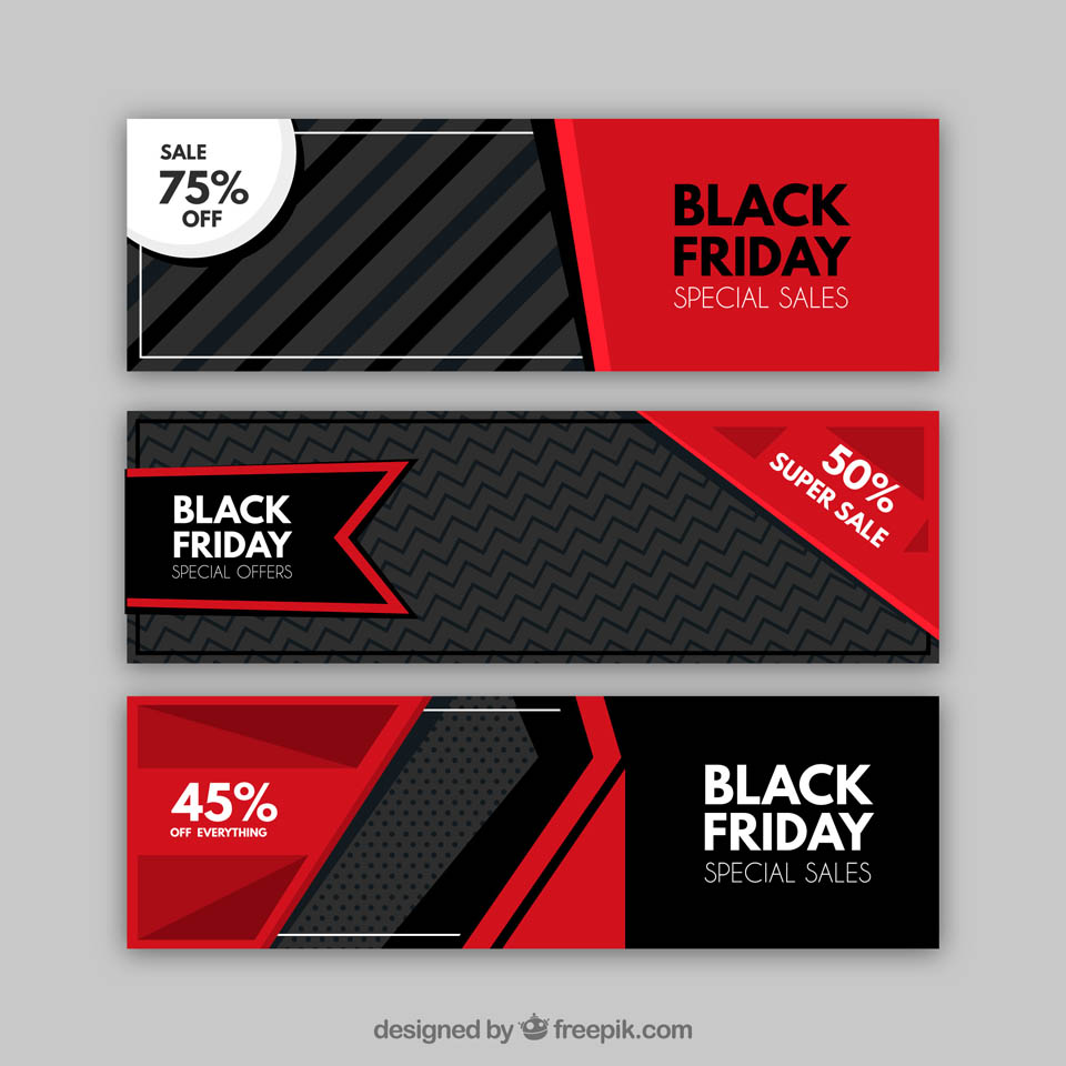 第四弹：30+黑色星期五促销广告物料素材 Black Friday Sales Graphics插图25