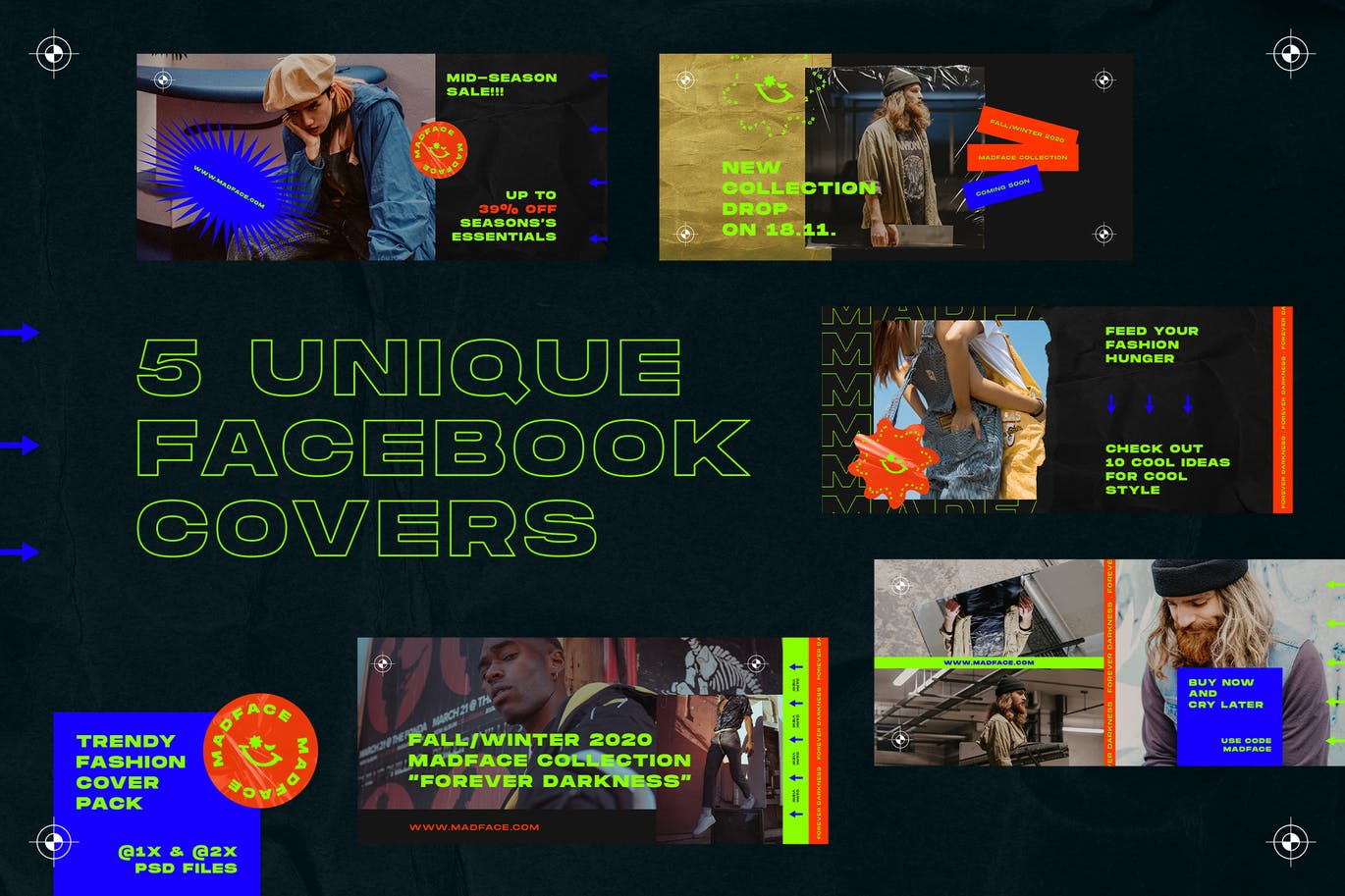 潮流时尚主题Facebook封面设计模板蚂蚁素材精选 Fashion Facebook Covers插图