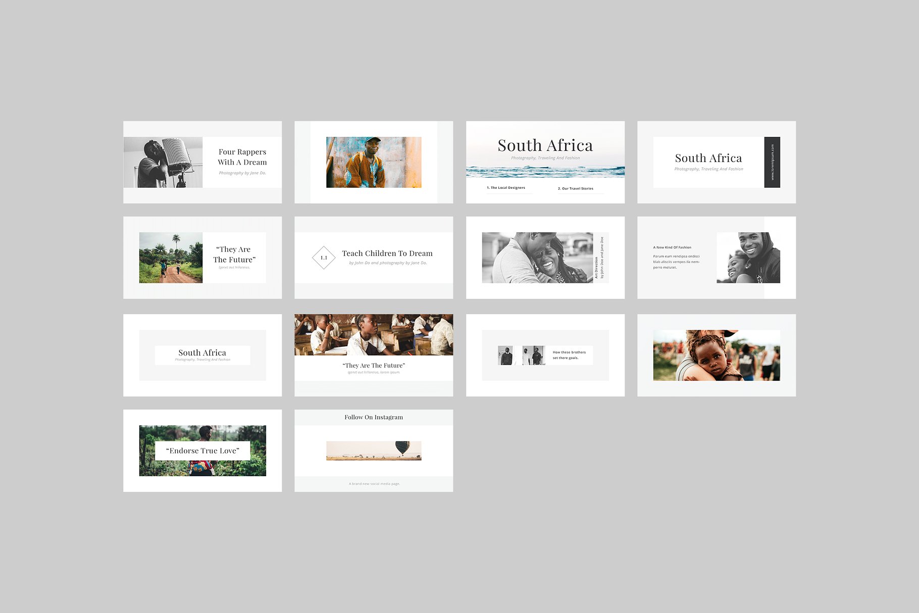 多用途社交媒体贴图故事模板蚂蚁素材精选 Africa Social Media Templates插图(8)