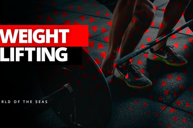 健身/举重和健身俱乐部社交媒体宣传物料素材 Weightlifting Fitness – Social Media Kit插图(3)