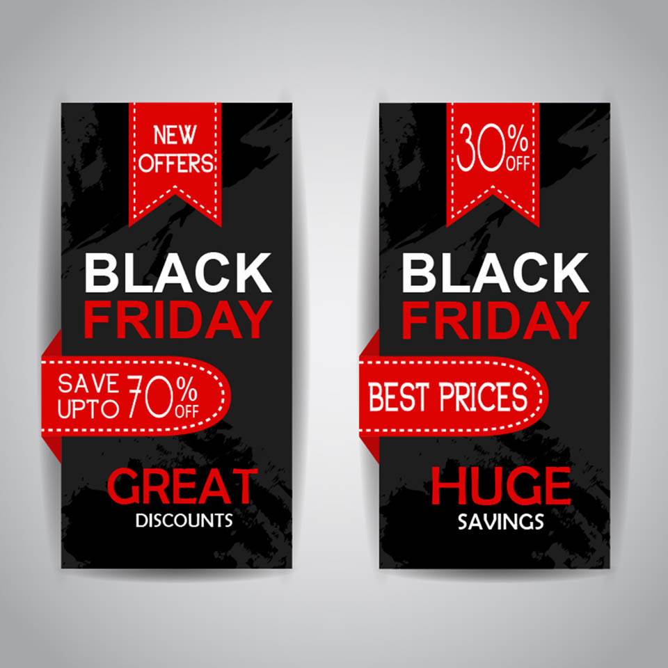 第四弹：30+黑色星期五促销广告物料素材 Black Friday Sales Graphics插图(6)