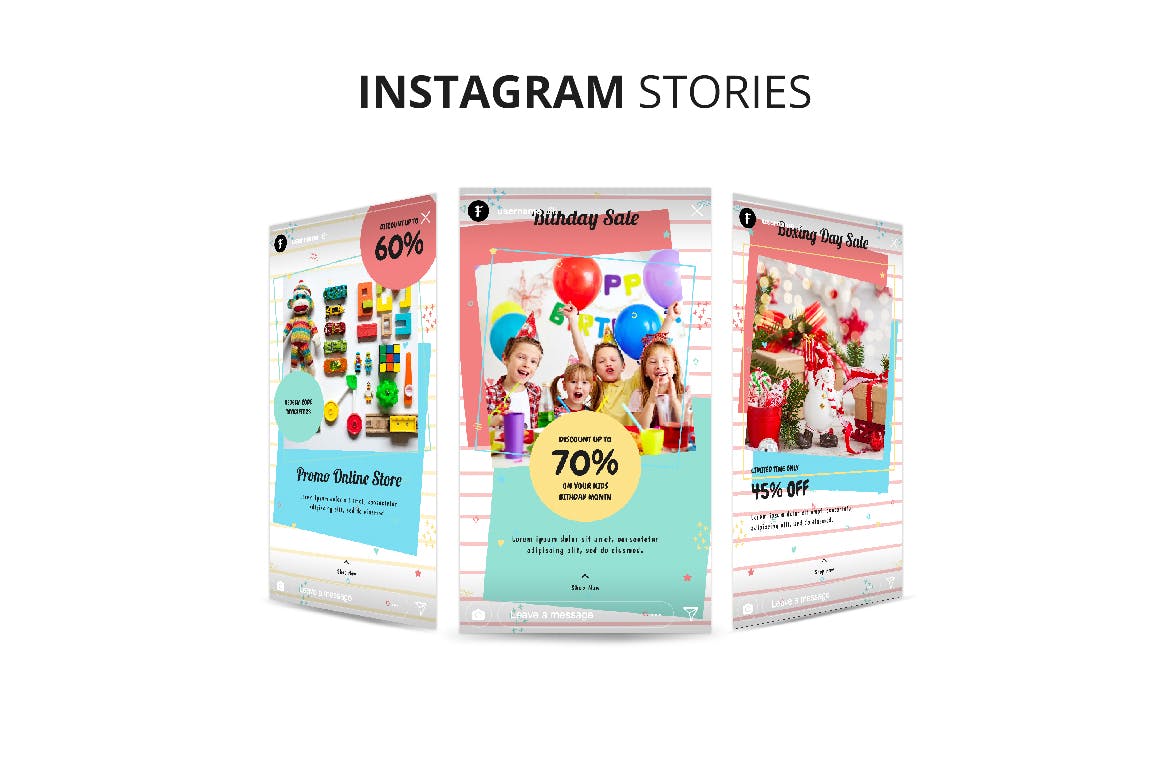 玩具及礼品店Instagram品牌故事设计模板第一素材精选 Toys & Gift Shop Instagram Stories插图(3)