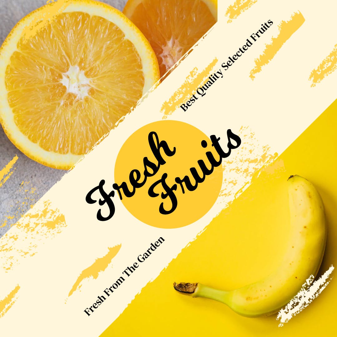 新鲜蔬果生鲜品牌社交媒体Banner图设计模板第一素材精选 Fresh Fruit Media Banners插图(2)