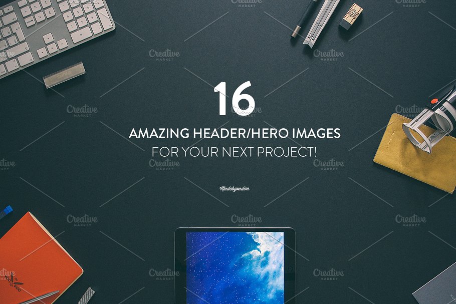 16款巨无霸、头部焦点图&大Banner广告模板第一素材精选 16 Hero/Header images Vol.1插图