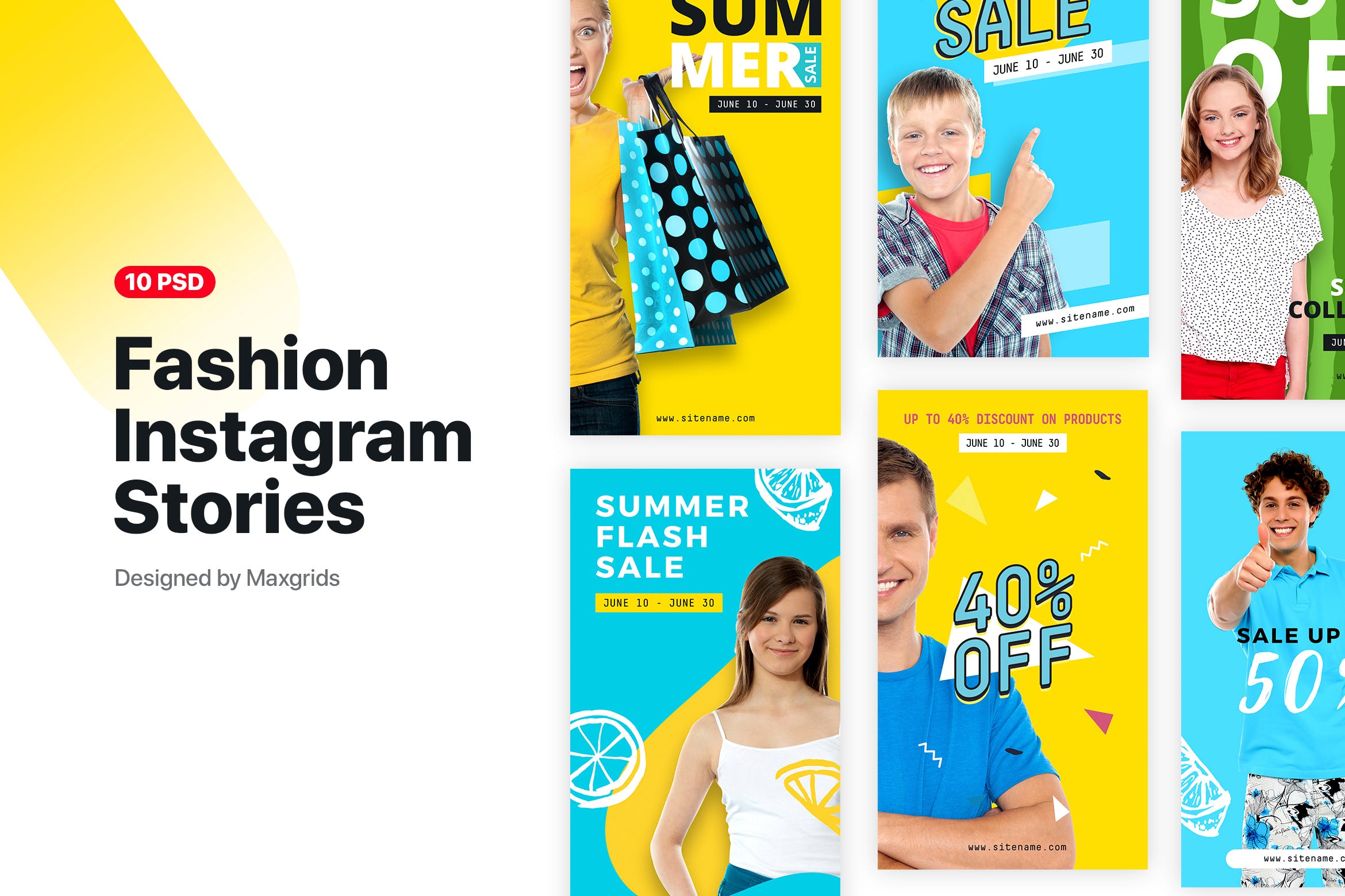 Instagram社交时尚品牌故事设计模板第一素材精选 Instagram Fashion Stories 1.0插图