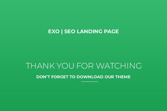 SEO网络营销服务HTML网站模板蚂蚁素材精选 EXO | Seo Landing Page插图(3)
