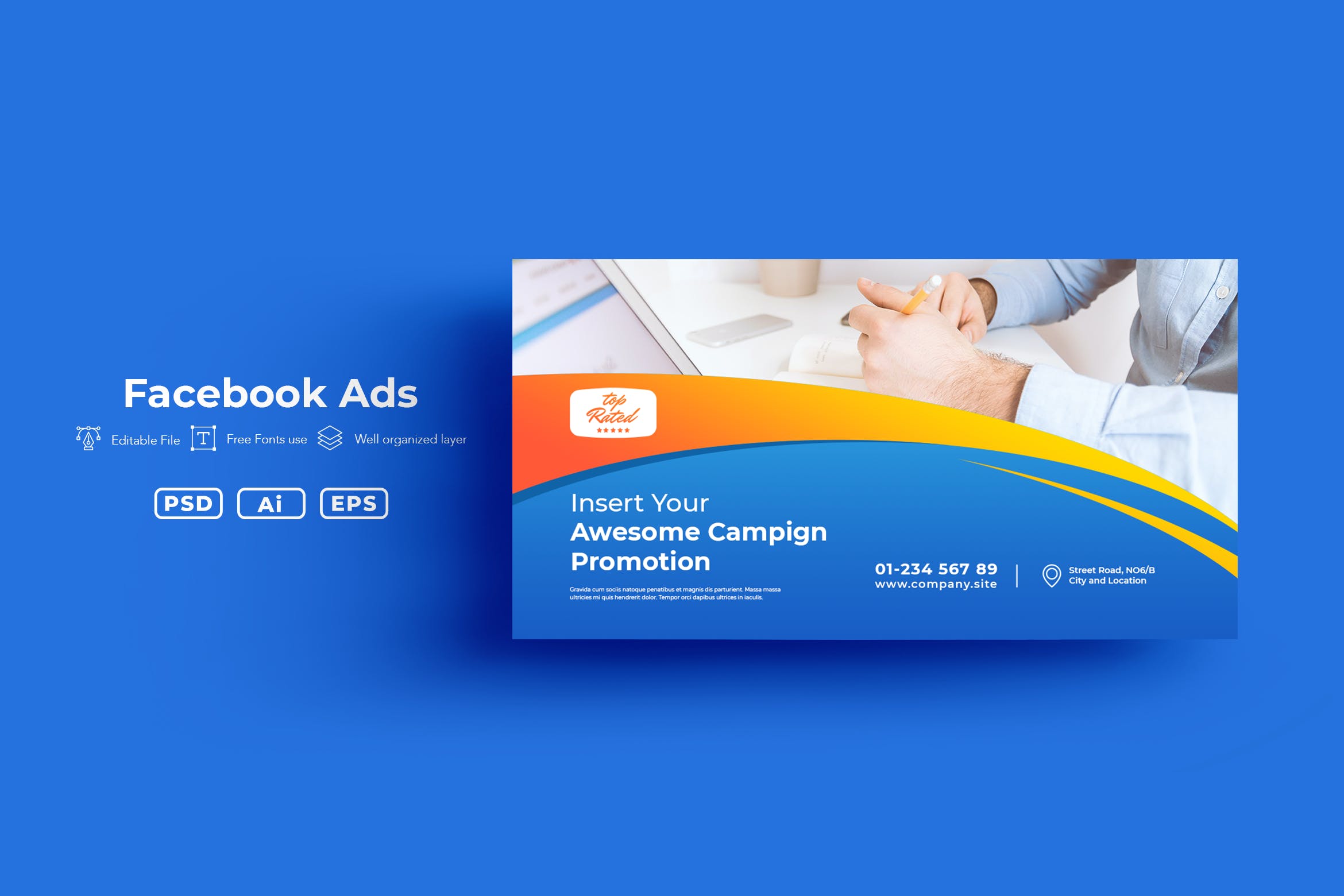 Facebook公司宣传广告设计模板第一素材精选v32 ADL Facebook Ads.v32插图