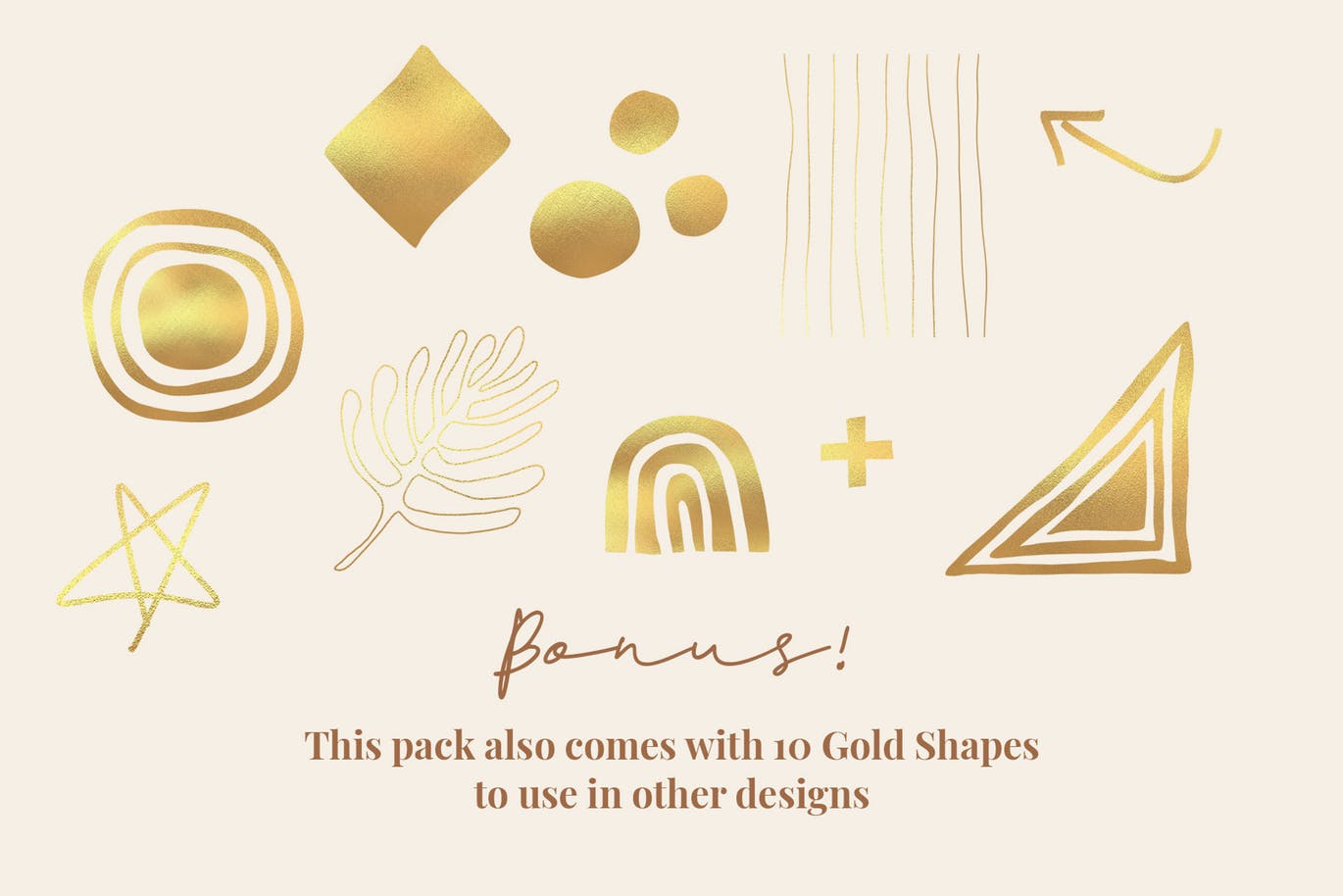 镶金元素Instagram社交设计模板大洋岛精选素材 Golden Rings插图1