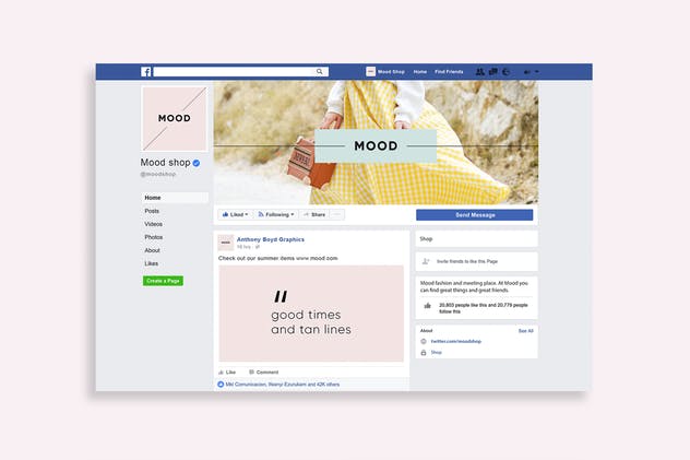 现代极简主义Facebook社交媒体广告模板第一素材精选 Elegant Facebook Ad Templates插图(4)