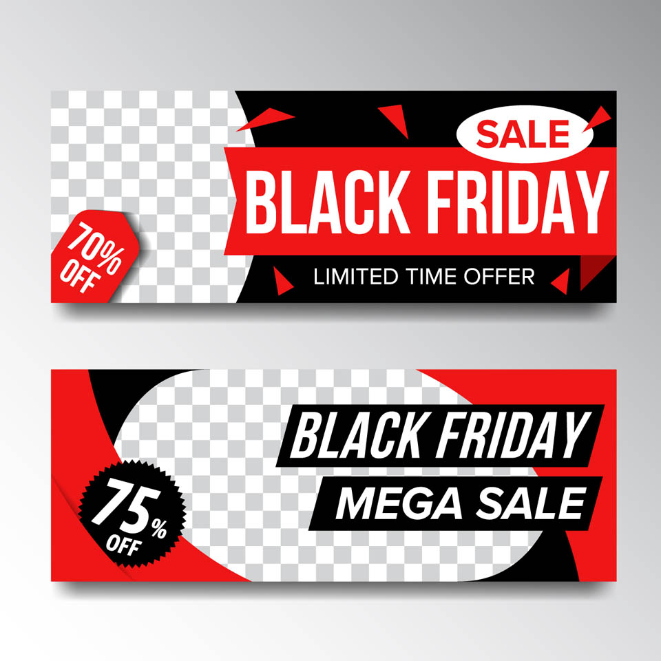 第四弹：30+黑色星期五促销广告物料素材 Black Friday Sales Graphics插图(40)