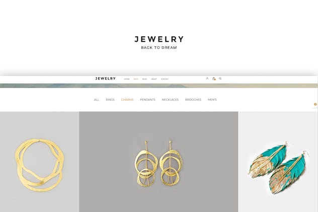 珠宝电商网站HTML模板蚂蚁素材精选 Jewelry- Ecommerce HTML5 Template插图(2)