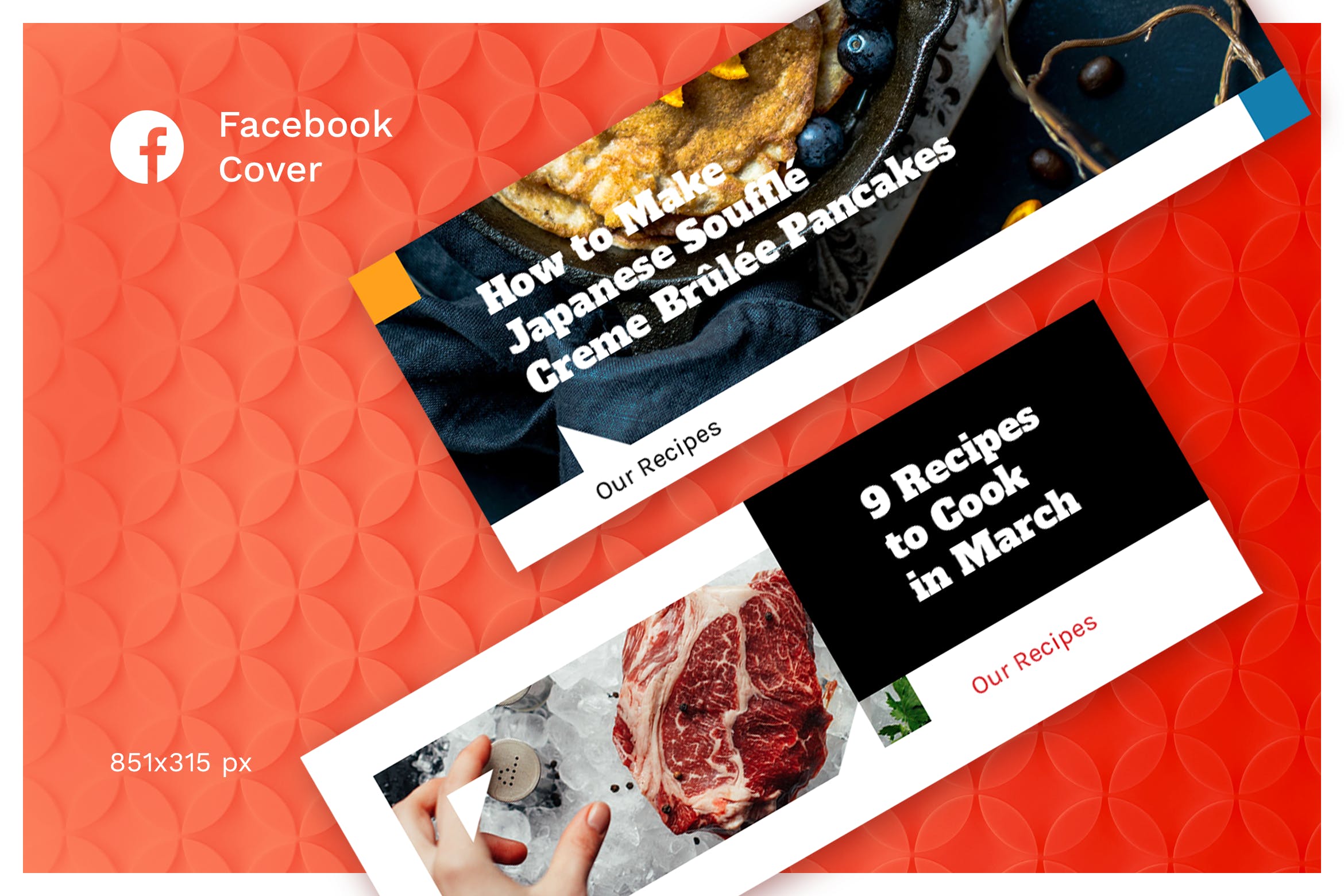 西餐品牌社交推广Facebook封面设计模板第一素材精选 Facebook Cover (Vol.13)插图