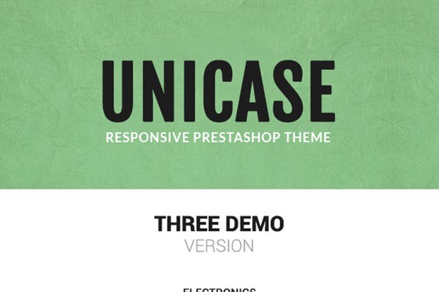 响应式网上商城Prestashop主题模板蚂蚁素材精选 Unicase Responsive Prestashop Theme插图(1)