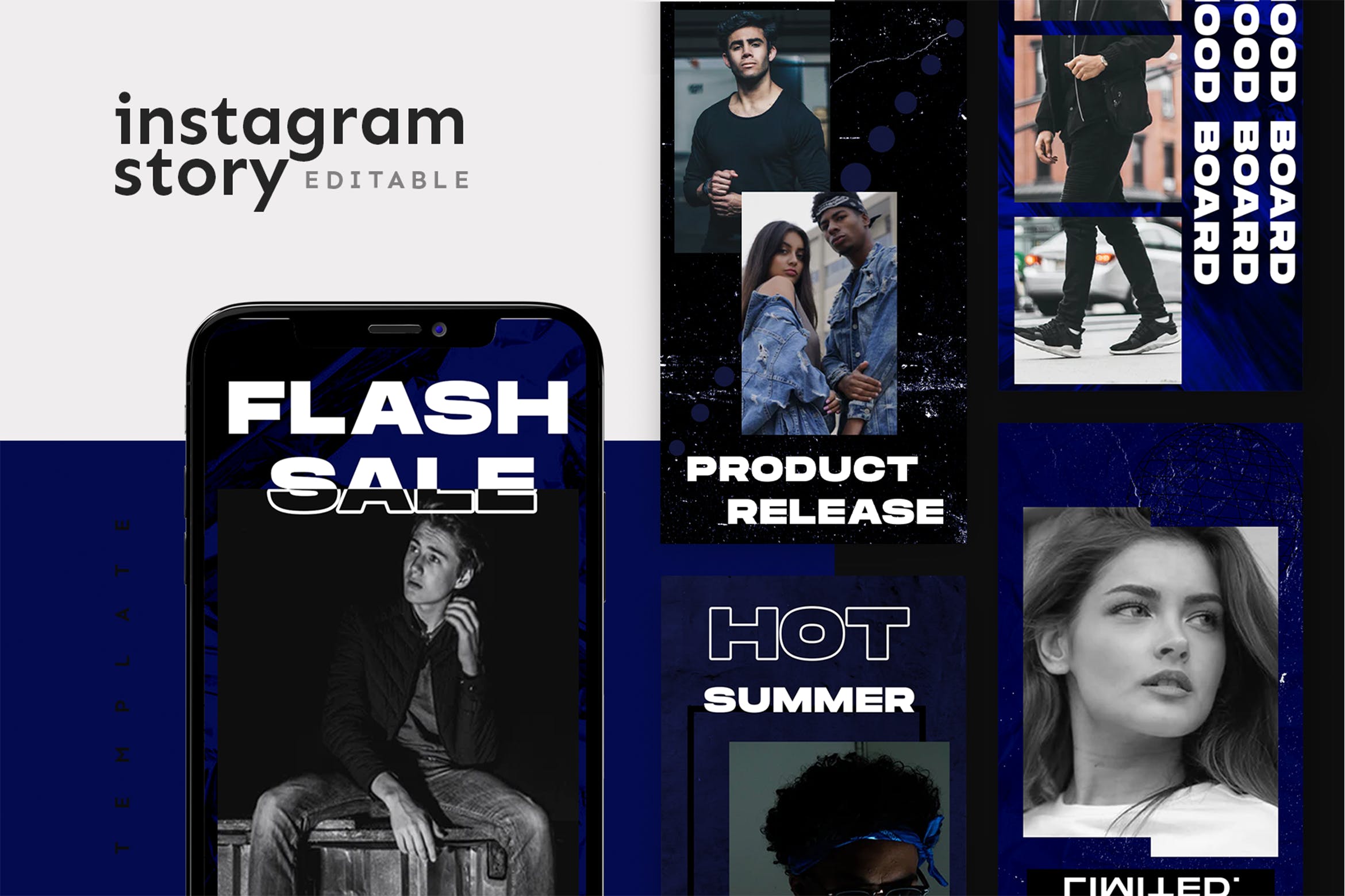 Instagram社交平台时尚品牌促销广告设计模板第一素材精选 Instagram Story Template插图