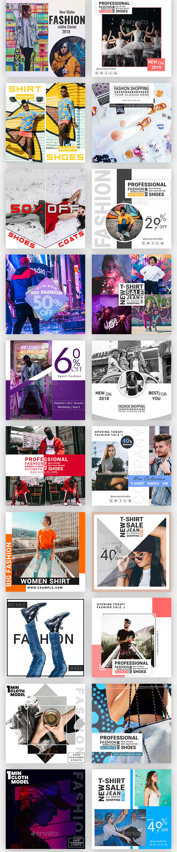 时尚简约的Instagram故事模板第一素材精选合辑 Instagram Post & Stories [psd,jpg]插图(5)