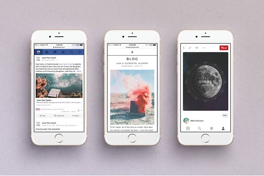 极力推荐：社交媒体配图插图设计模板大洋岛精选[1.23GB] LUMINA Social Media BUNDLE插图8