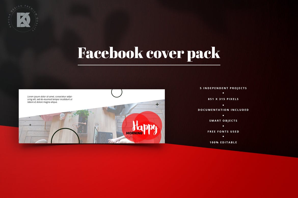 代理行销Facebook封面设计模板第一素材精选 Agency Marketing Facebook Cover Pack插图(5)
