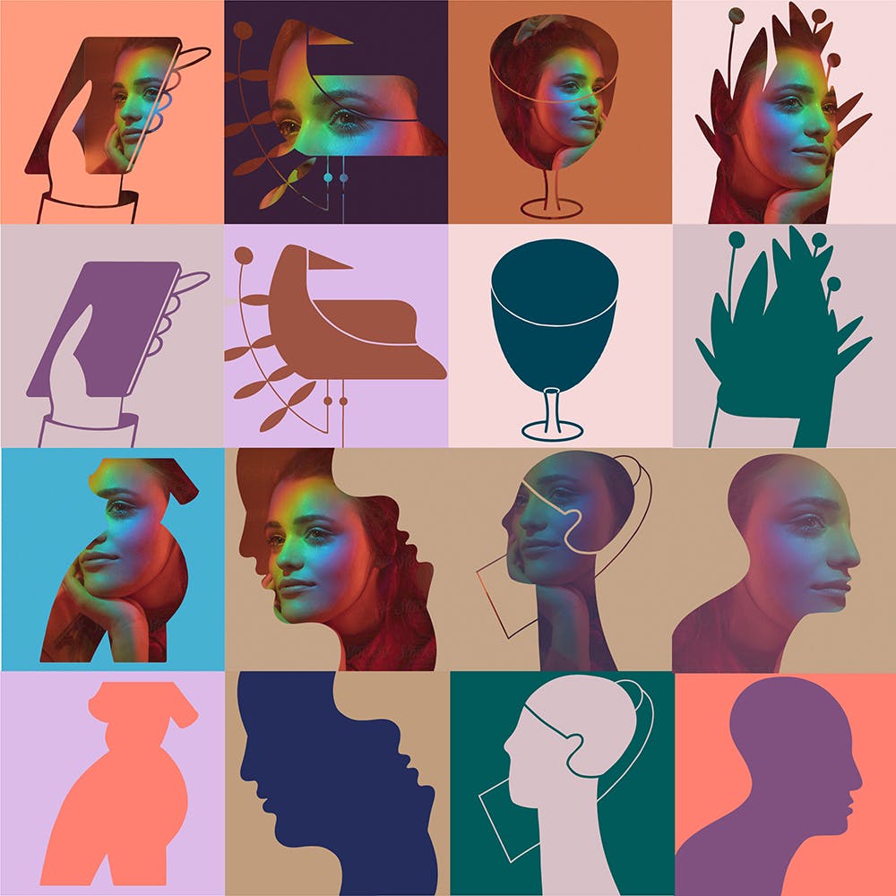 现代艺术剪影风格Instagram贴图设计PSD模板大洋岛精选 Modern shape photo mask for Insta插图7 现代艺术剪影风格Instagram贴图设计PSD模板大洋岛精选 Modern shape photo mask for Insta插图7