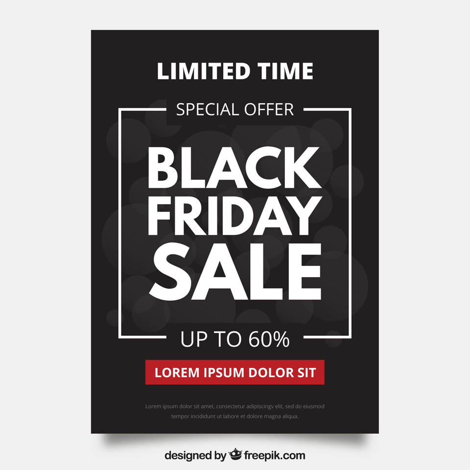第四弹：30+黑色星期五促销广告物料素材 Black Friday Sales Graphics插图15