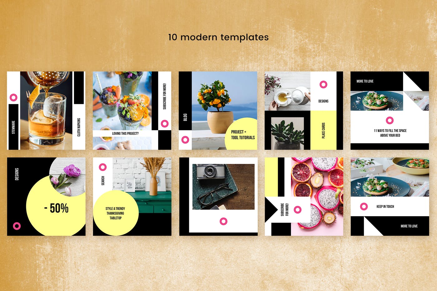 品牌社交运营设计素材模板蚂蚁素材精选v19 Modern Social Media Kit (Vol. 19)插图(1)